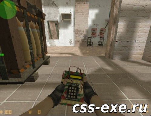 Модель Новогодняя модель бомбы из CS:GO для CS 1.6