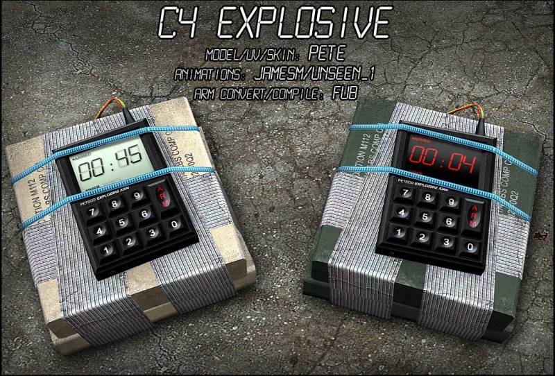 C4 Explosive (convert by <<<G@L>>>)
